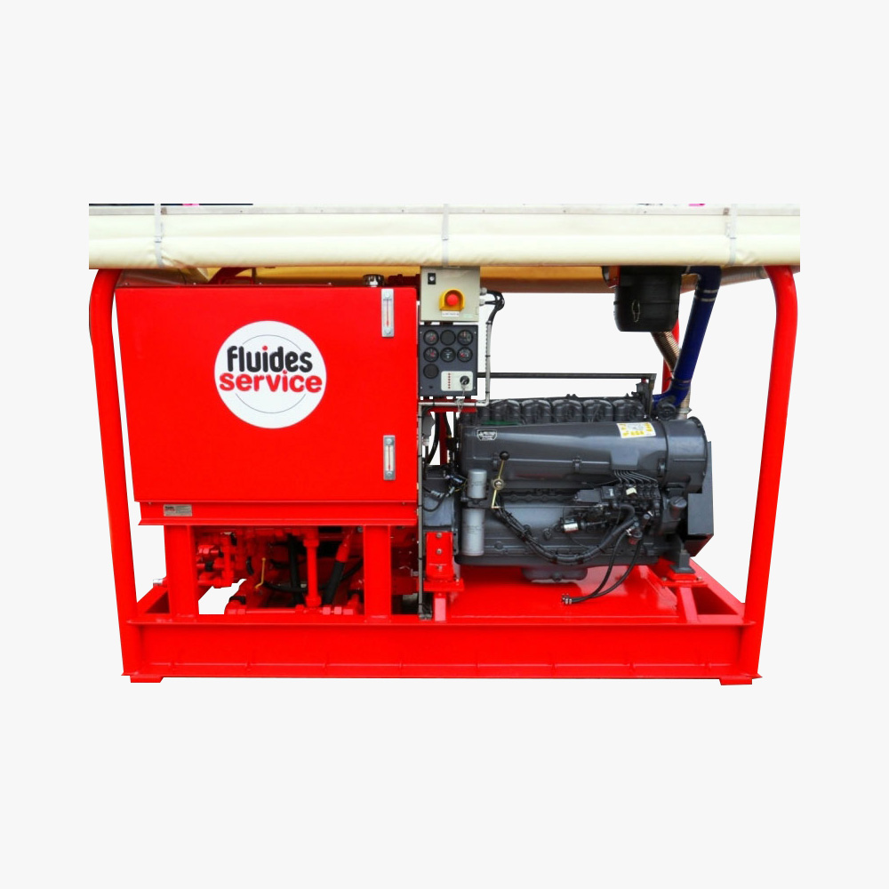 Control and hydraulic power generators Fluides Service